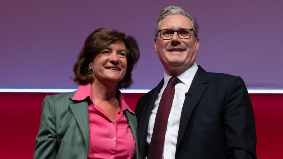 Eluned Morgan a Keir Starmer