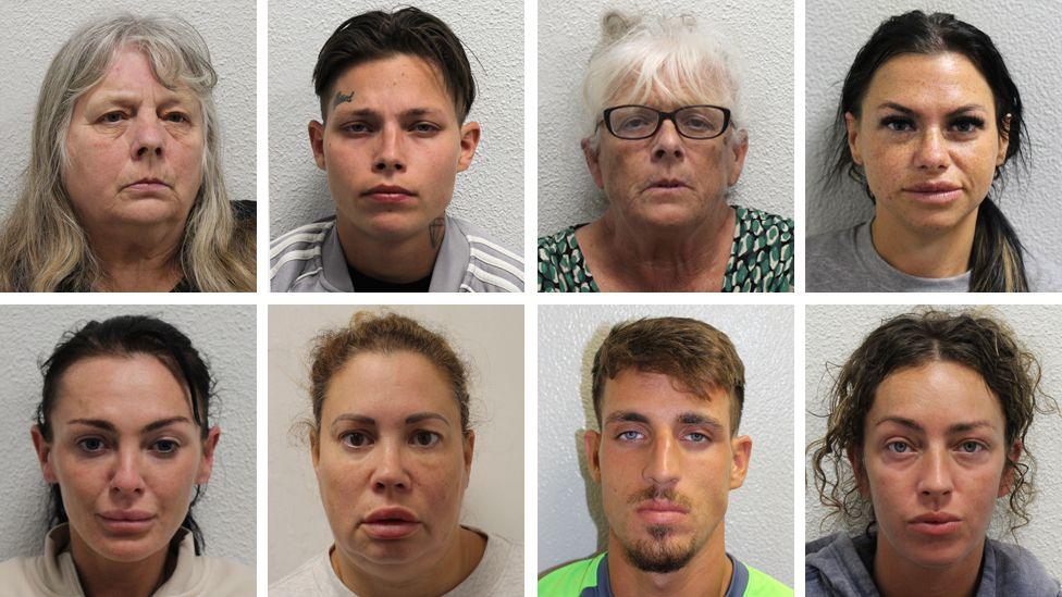 Composite showing eight people. They are: Tina Golding, Lillie Bright, Deborah Mason, Demi Kendall, Demi Bright, Anita Slaughter, Reggie Bright and Roseanne Mason.