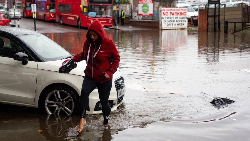 Flooding in Alum Rock, Birmingham