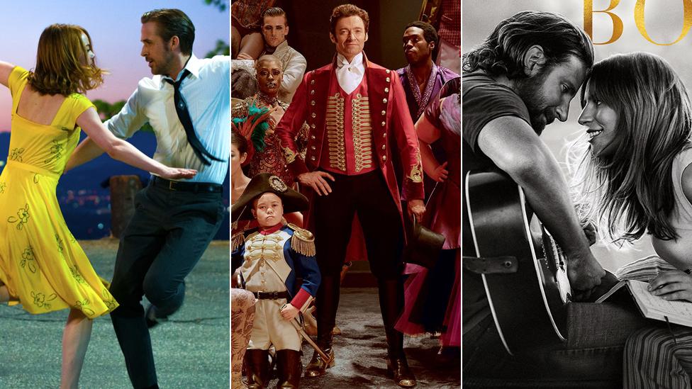 La La Land, The Greatest Showman and A Star is Born