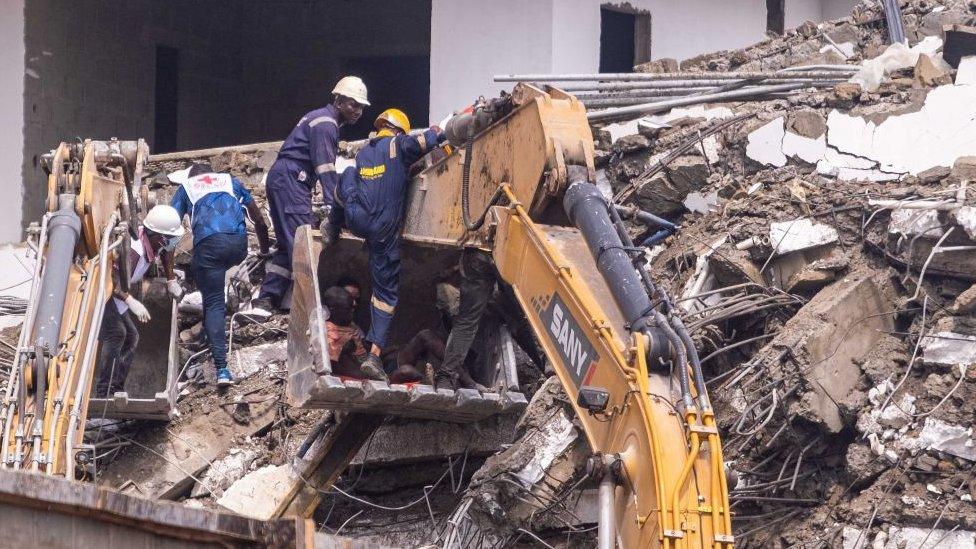 Crew at the site