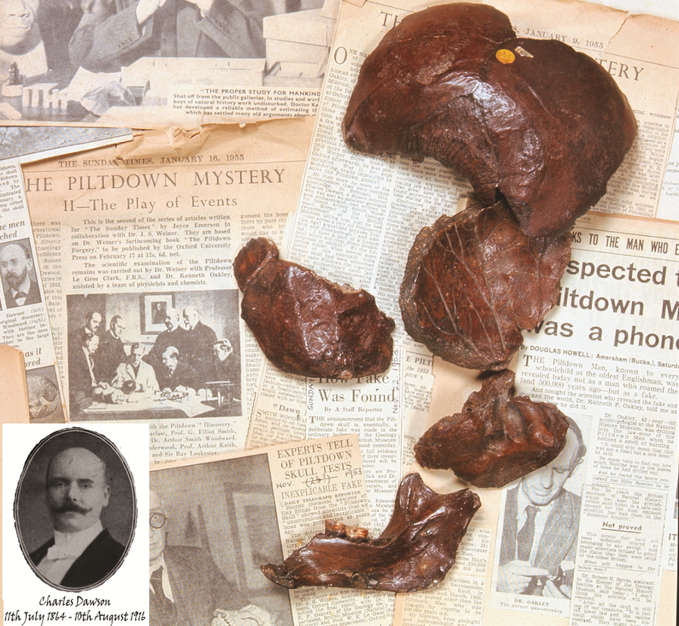 Piltdown bone samples