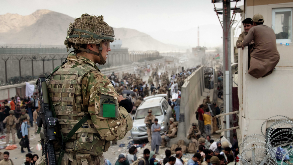 Soldier in Kabul