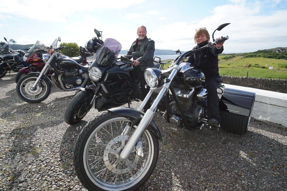 Bikers on the NC500