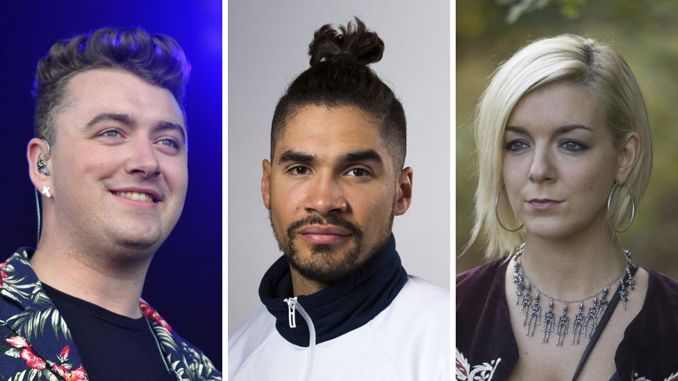 Sam Smith, Louis Smith and Sheridan Smith