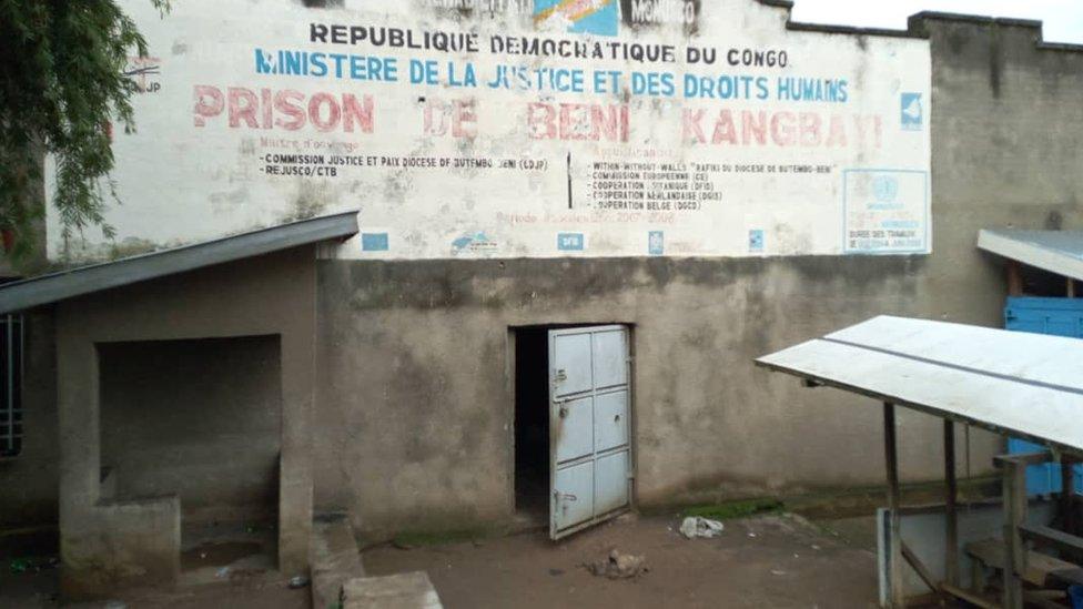 Kangbayi jail in DR Congo