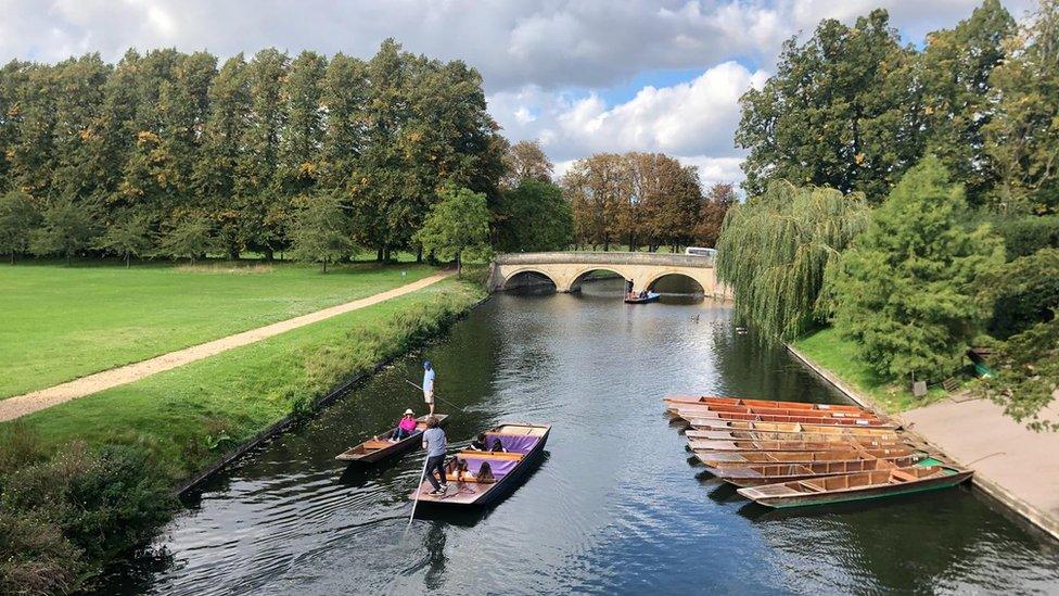 Punting in Cambridge