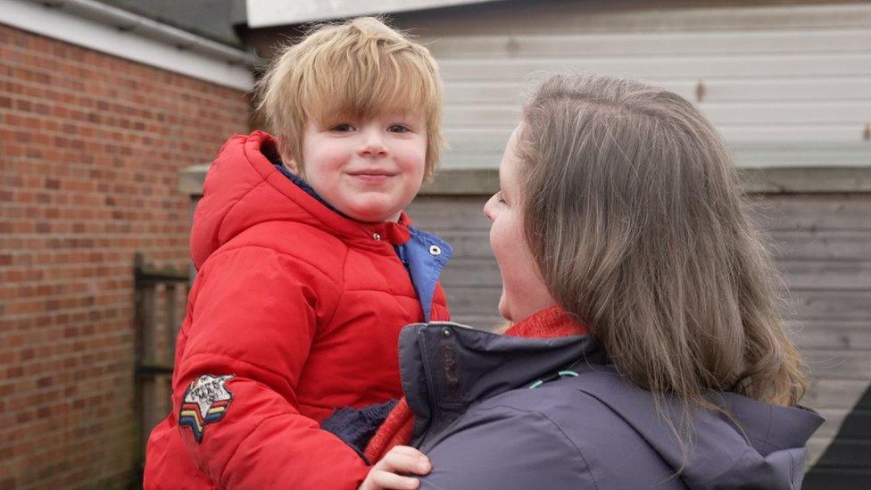 Joe and his mum