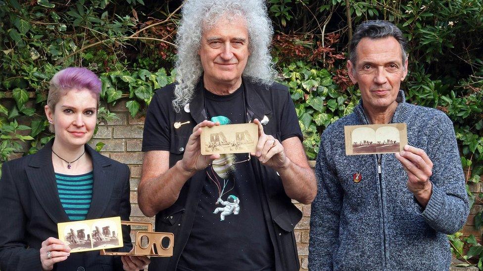 Brian May, Rebecca Sharpe, Denis Pellerin