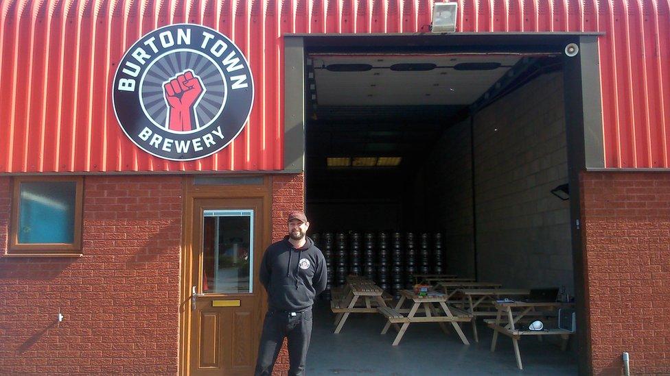 Richard Catlin Burton Town Brewery