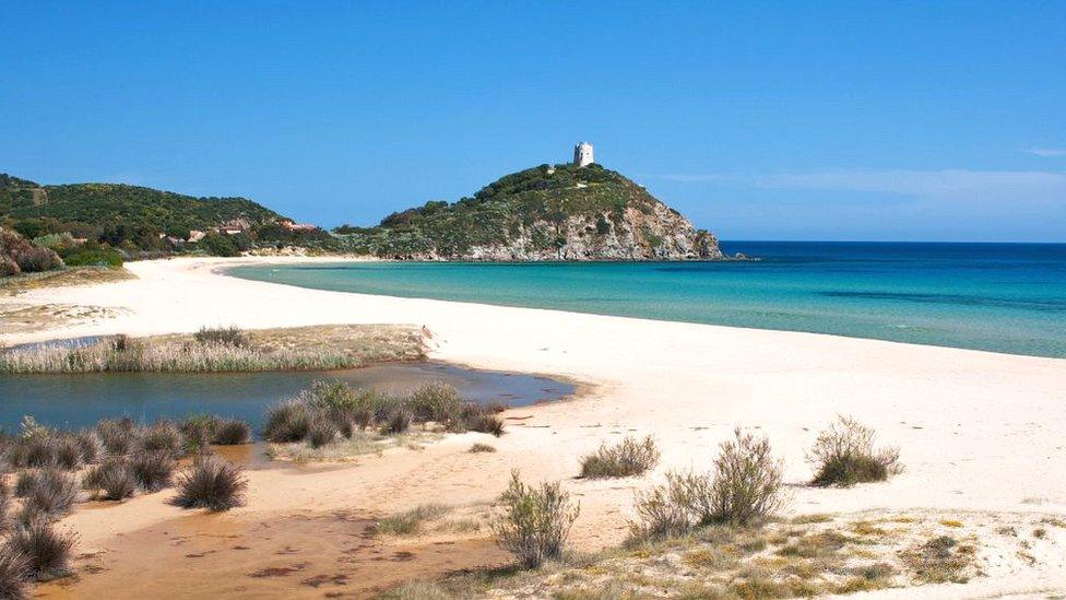 Sa Colonia beach, Chia, Domus de Maria, Sardinia