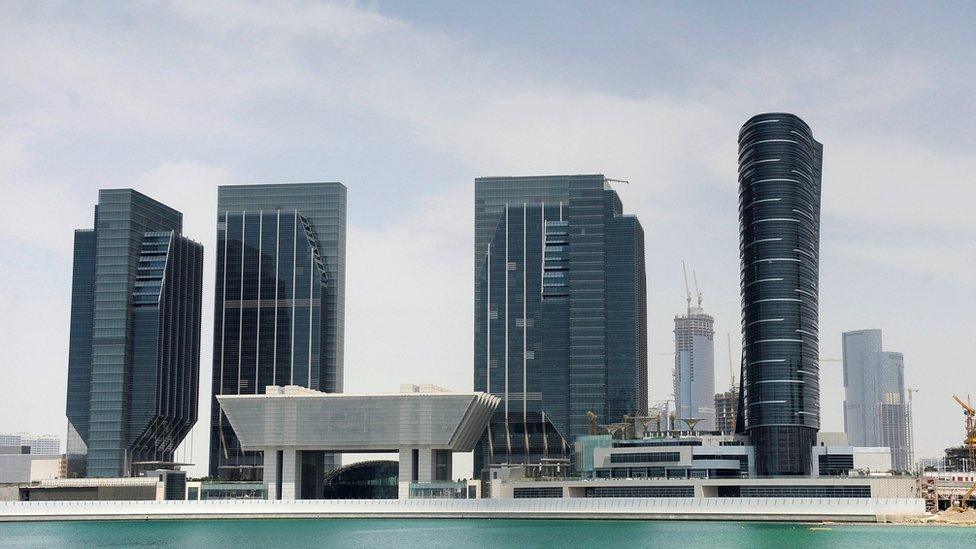 Abu Dhabi skyline