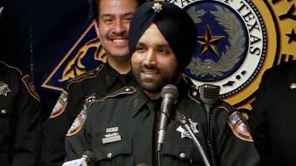 Sandeep Dhaliwal is seen in an image shared by Harris County Sheriff's Office