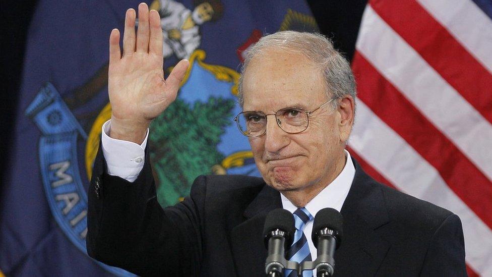 Former US Senator George Mitchell