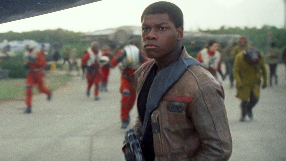 John Boyega in The Force Awakens