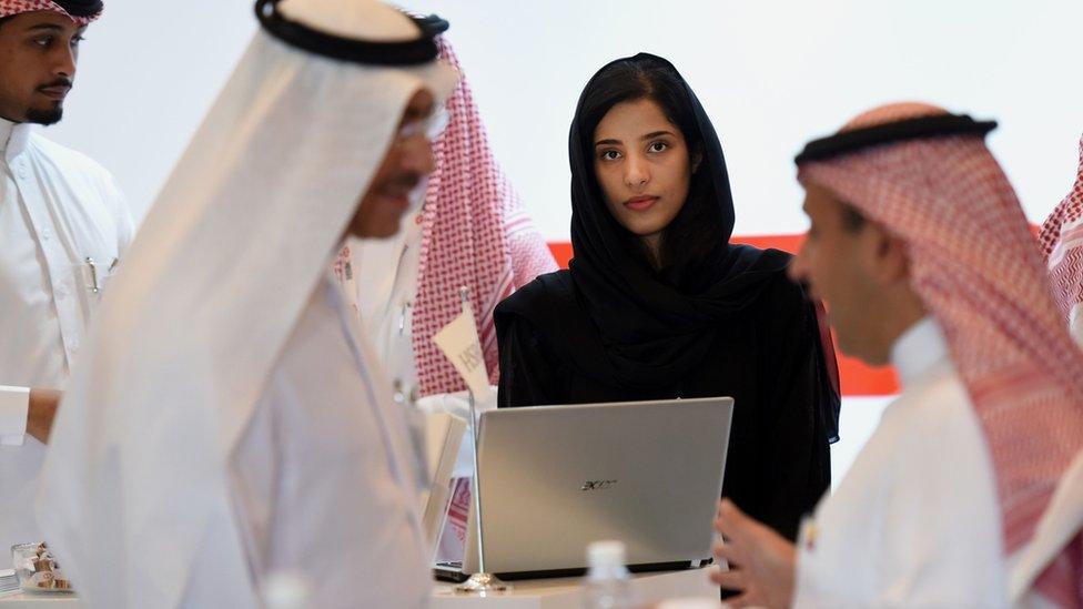 Saudi and foreign investors attend the Euromoney Saudi Arabia conference in the capital Riyadh on May 3, 2016.