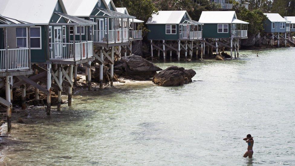 Beach houses in Bermuda