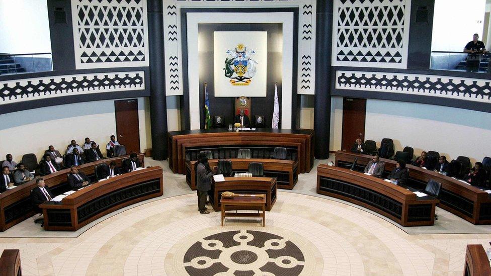 The Solomon Islands parliament in Honiara