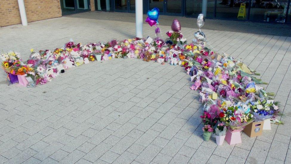 floral tributes