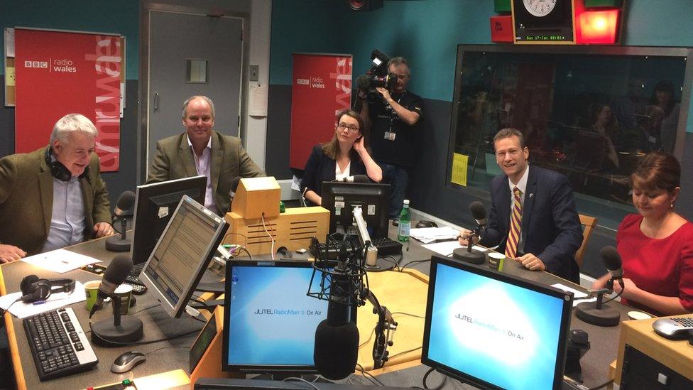 Carwyn Jones, Andrew RT Davies, Kirsty Williams, Nathan Gill, Leanne Wood