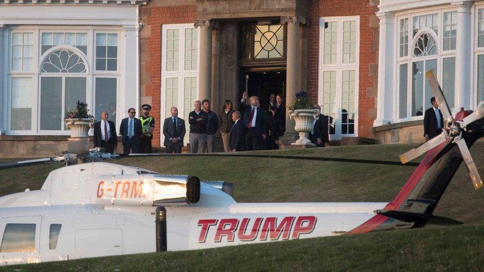 Trump at Turnberry