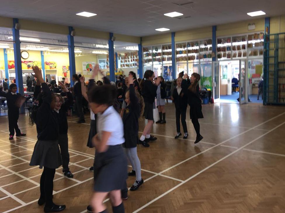 Year six lunchtime disco