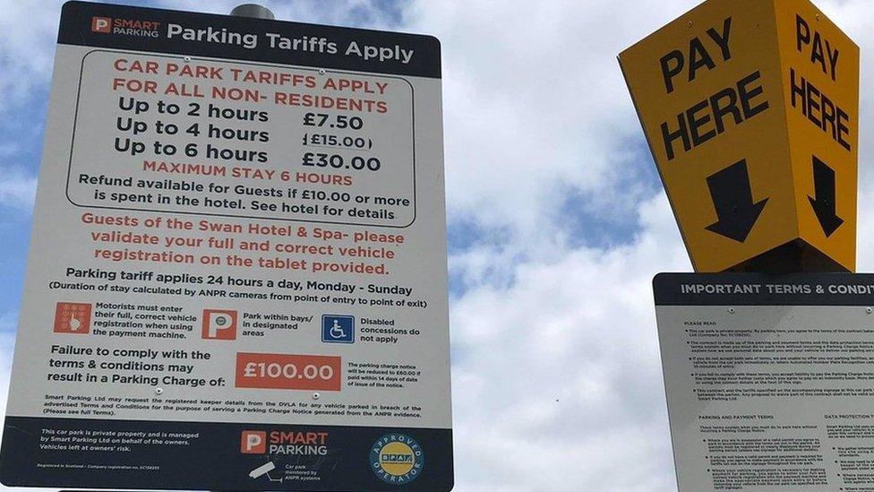 Car park charges