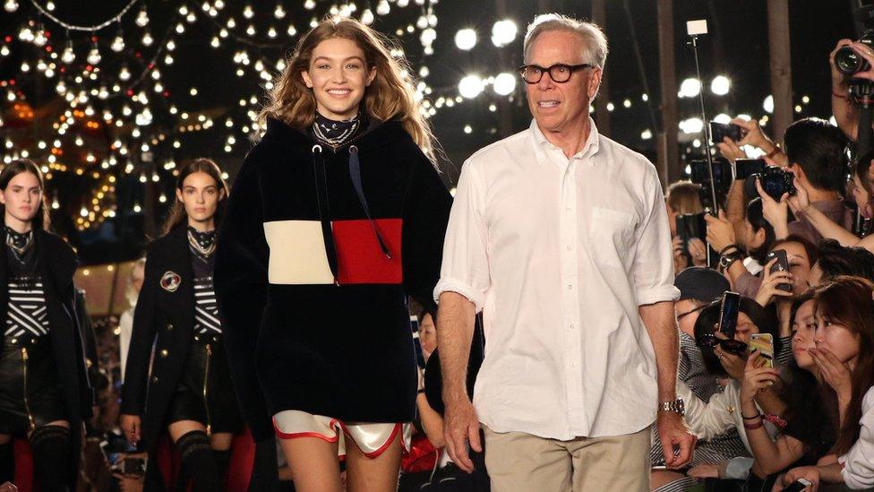 Gigi Hadid and Tommy Hilfiger