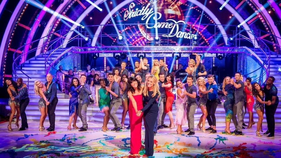 The dancers and presenters of Strictly Come Dancing 2016