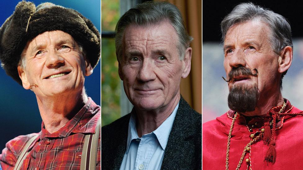 Michael Palin in triplicate