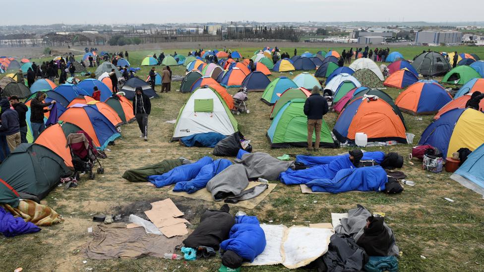 Migrant camp, Diavata, 5 Apr 19