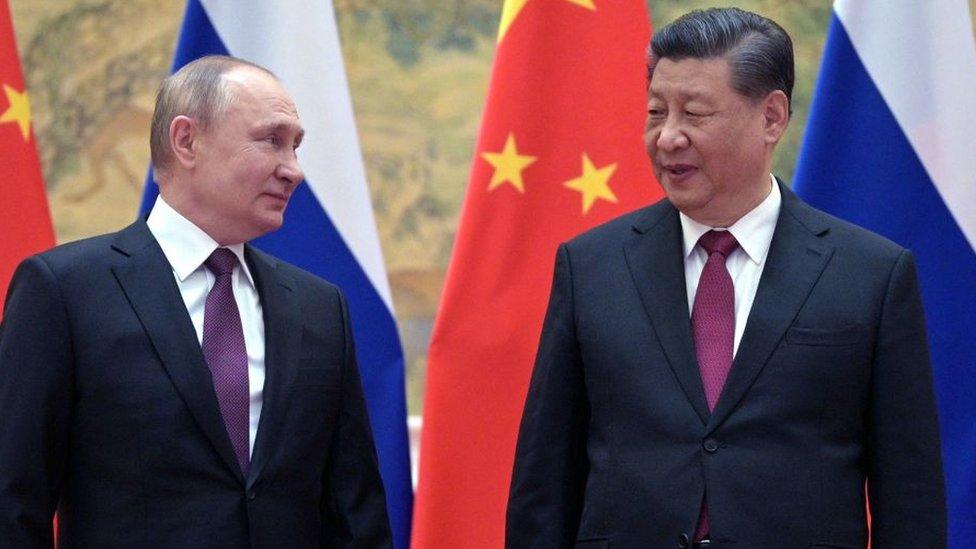 Vladimir Putin and Xi Jinping