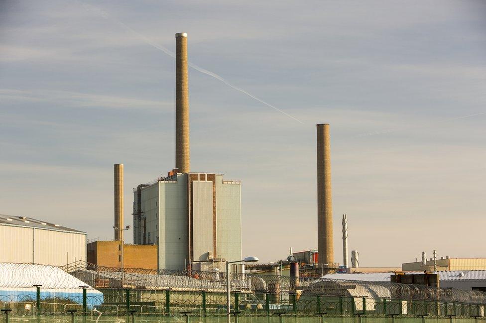 Buildings at Sellafield