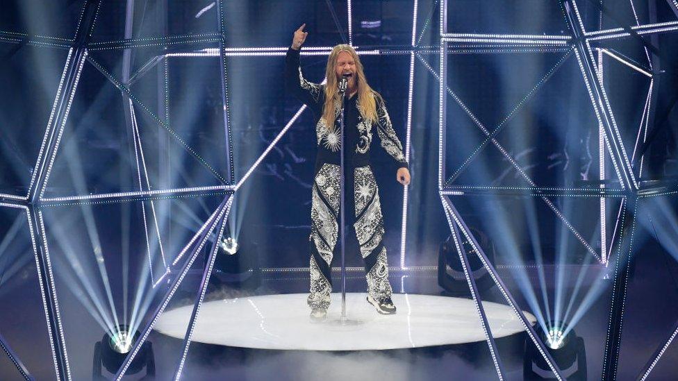 Sam Ryder at Eurovision 2022