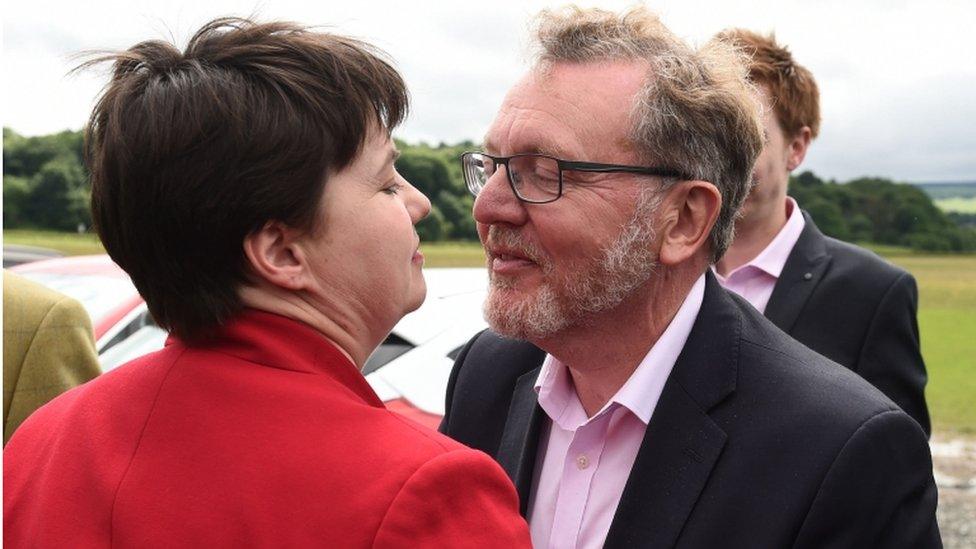 Ruth Davidson and David Mundell