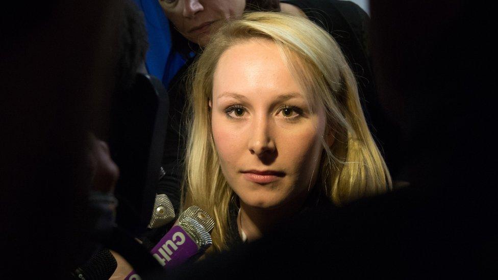 Marion Marechal-Le Pen (file pic May 2015)