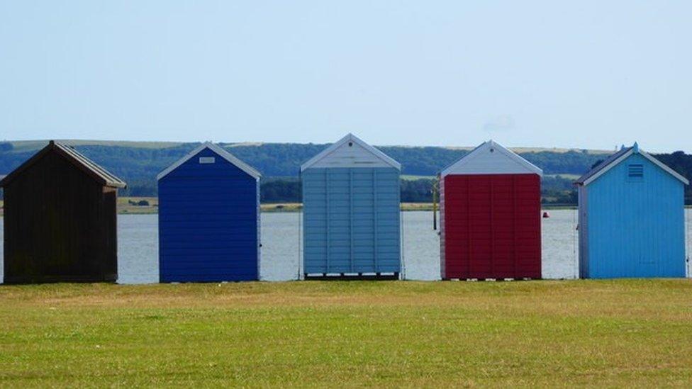 Hamworthy beach huts