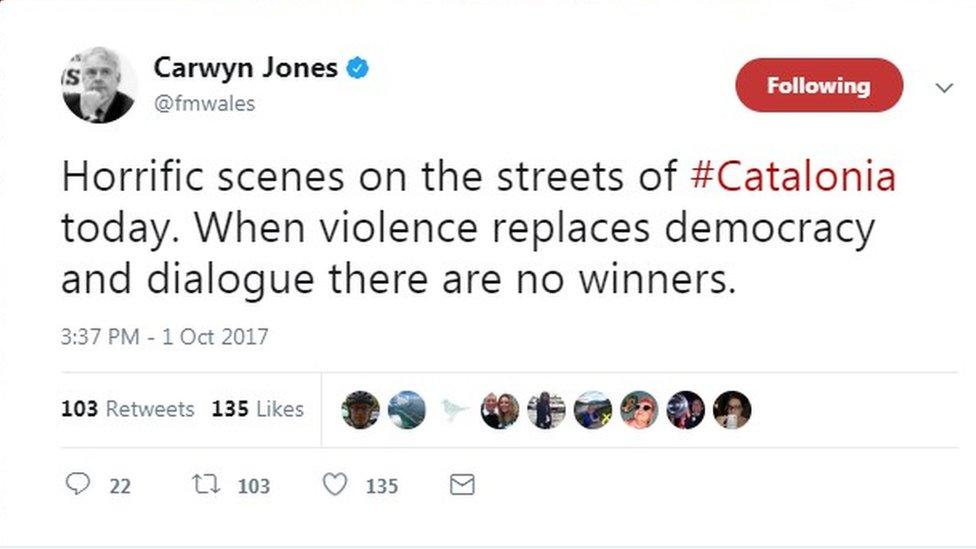 Carwyn Jones tweet