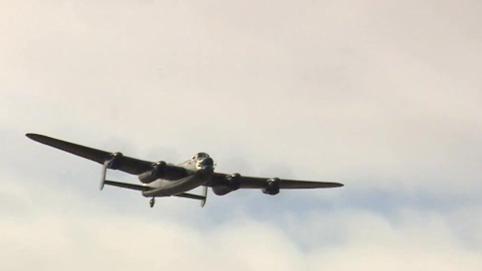 Lancaster flypast