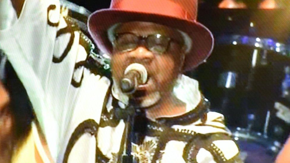 Papa Wemba during his final performance in Ivory Coast