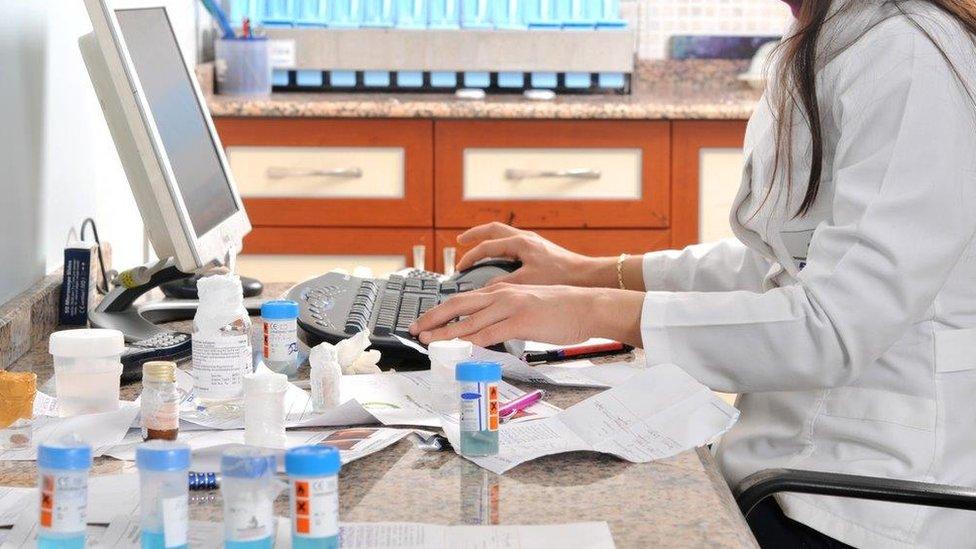 stock photo of a researcher