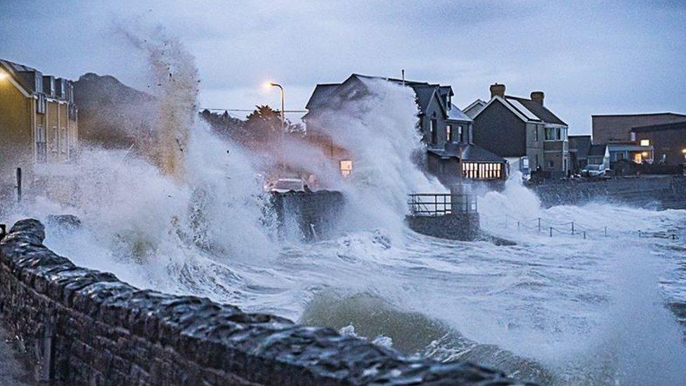 A storm hitting Pendine