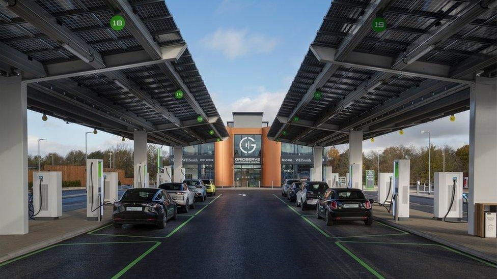 Gridserve electric forecourt