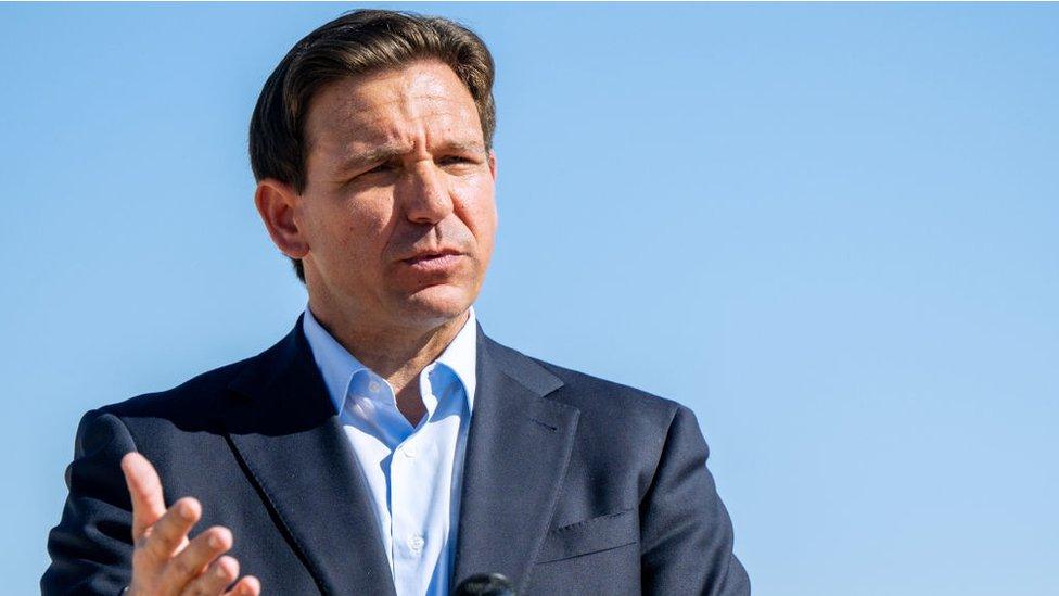 Ron DeSantis campaigns in Texas