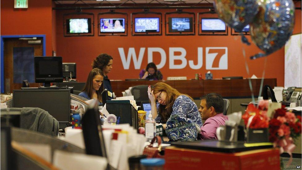 WDBJ journalists are "soldiering on" after the attacks