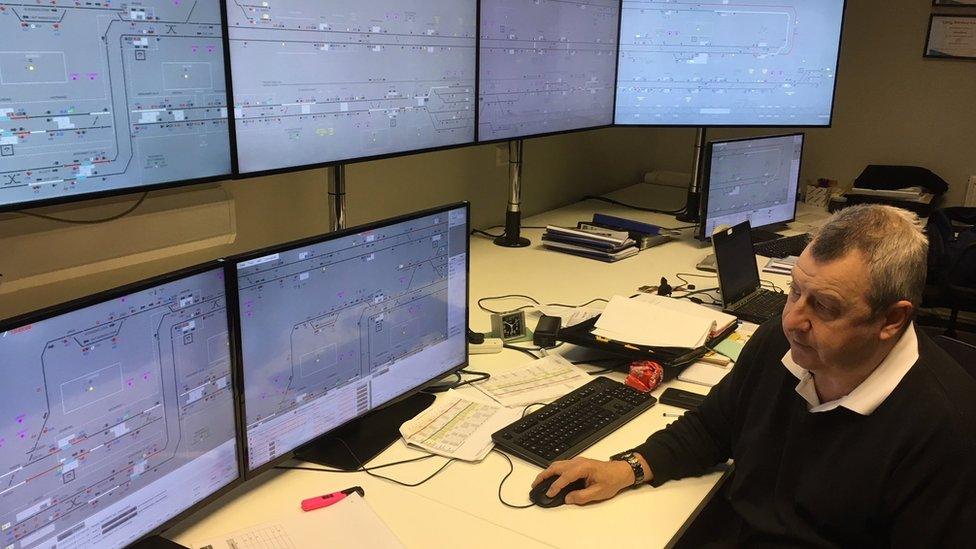 New Metro control room