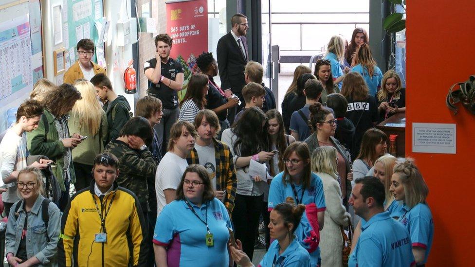 People attending an event in Hull