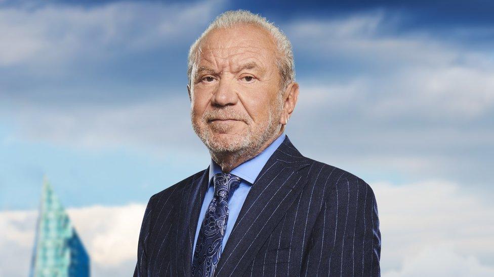 Lord Sugar on The Apprentice