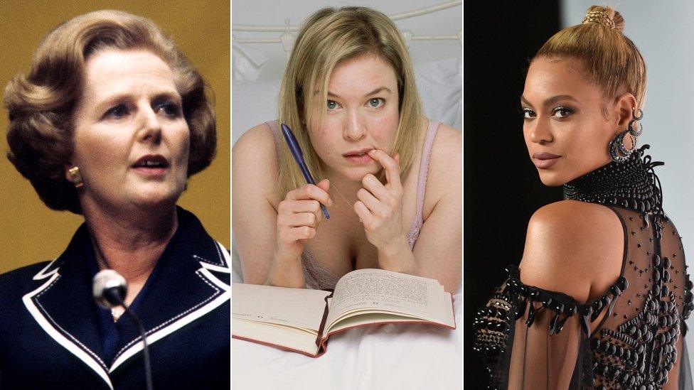 Margaret Thatcher, Bridget Jones and Beyonce