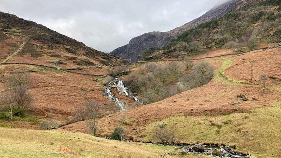 Cwym Llan Waterfall